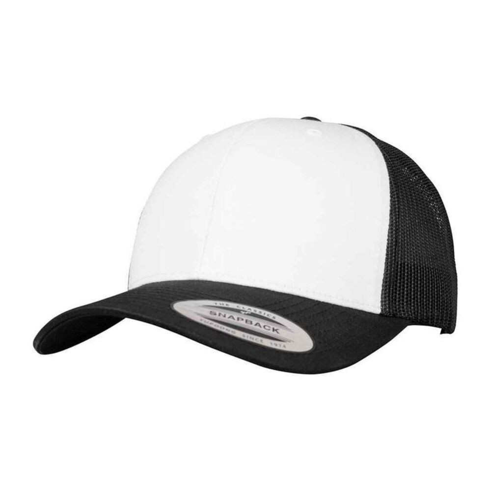 Flexfit Retro Trucker Cap / Black/White